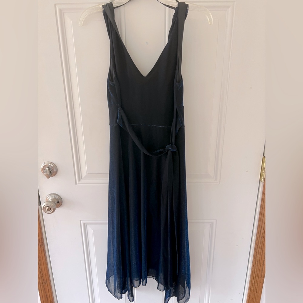 Dress size 12.shimmering blue